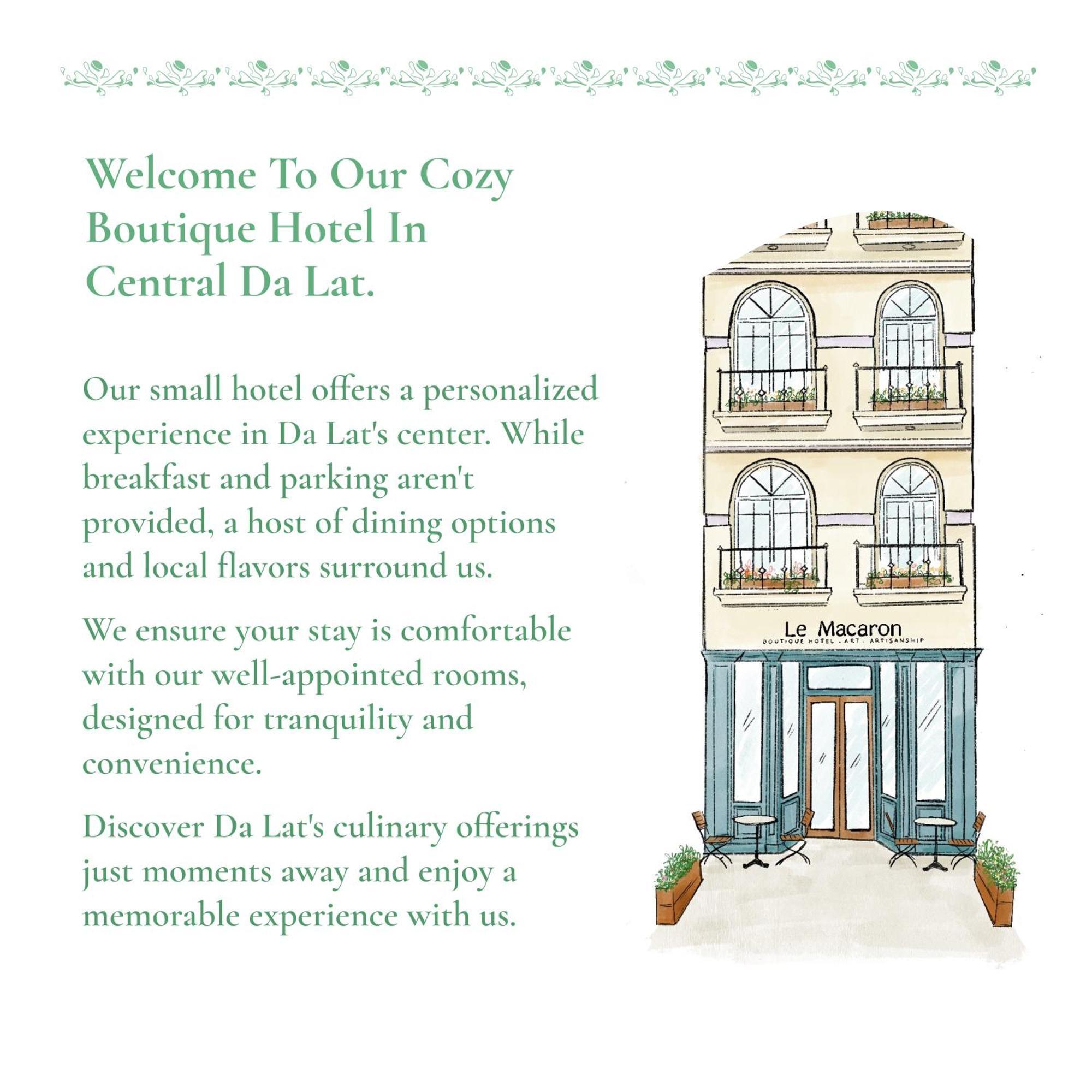 Le Macaron City Center - Boutique Hotel 달랏 외부 사진